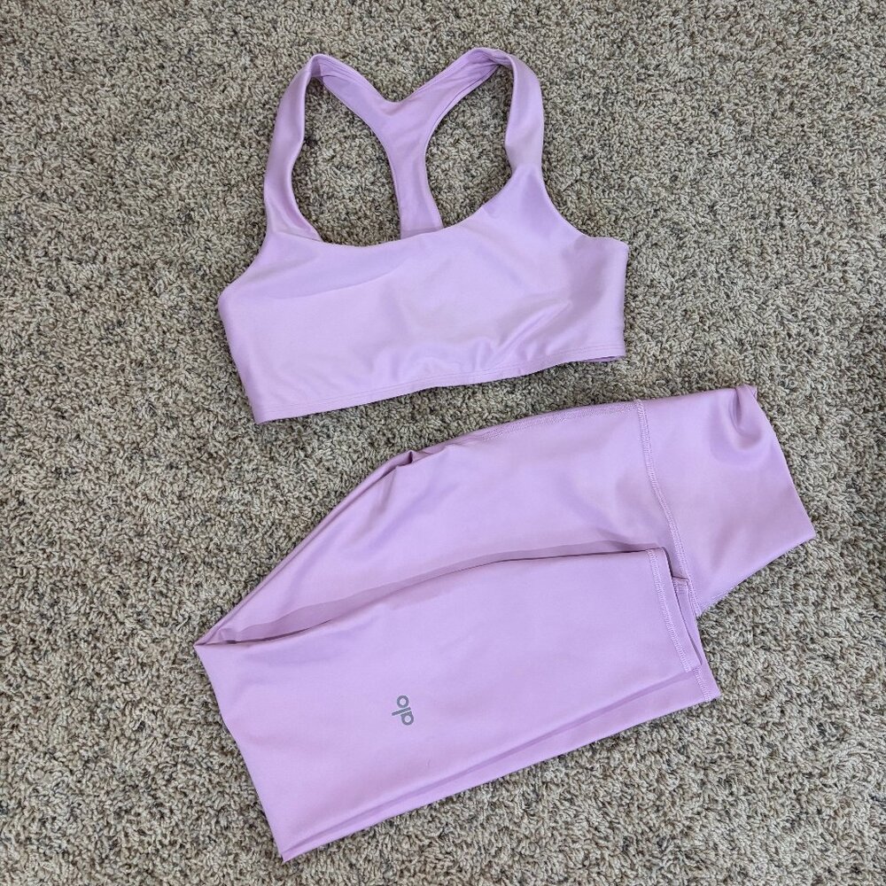 Alo Pink Workout Set